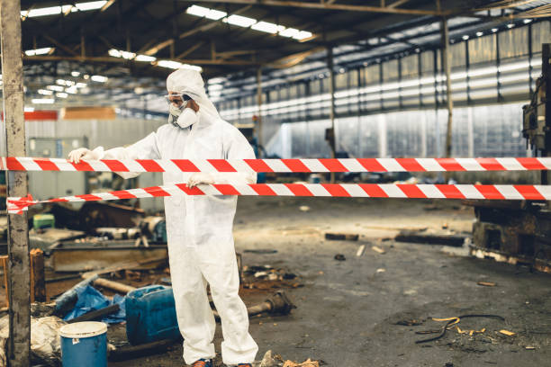 Professional Biohazard technician working in Holbrook, AZ
